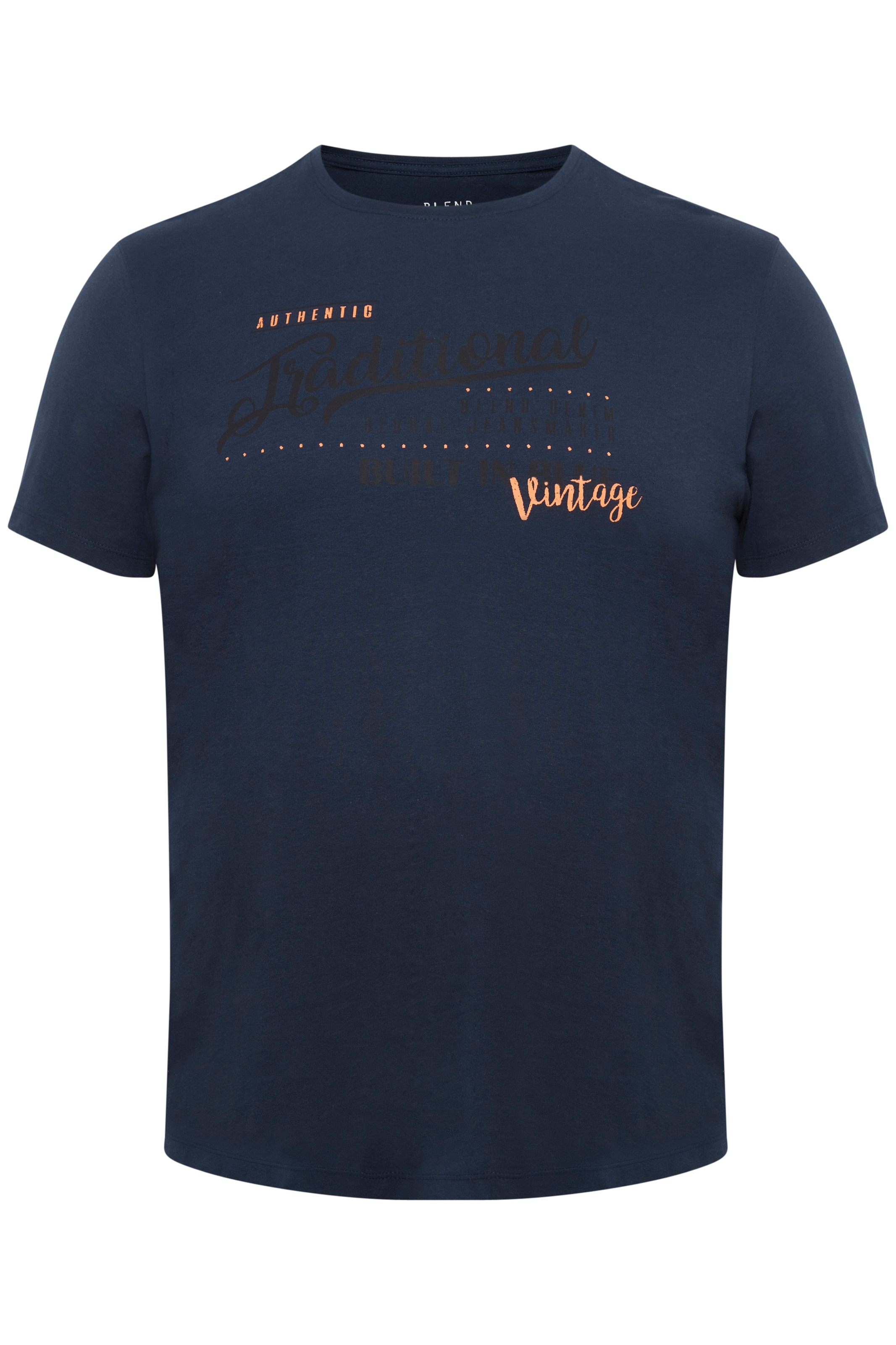 BLEND - Camisa 'Doppler' em azul: frente