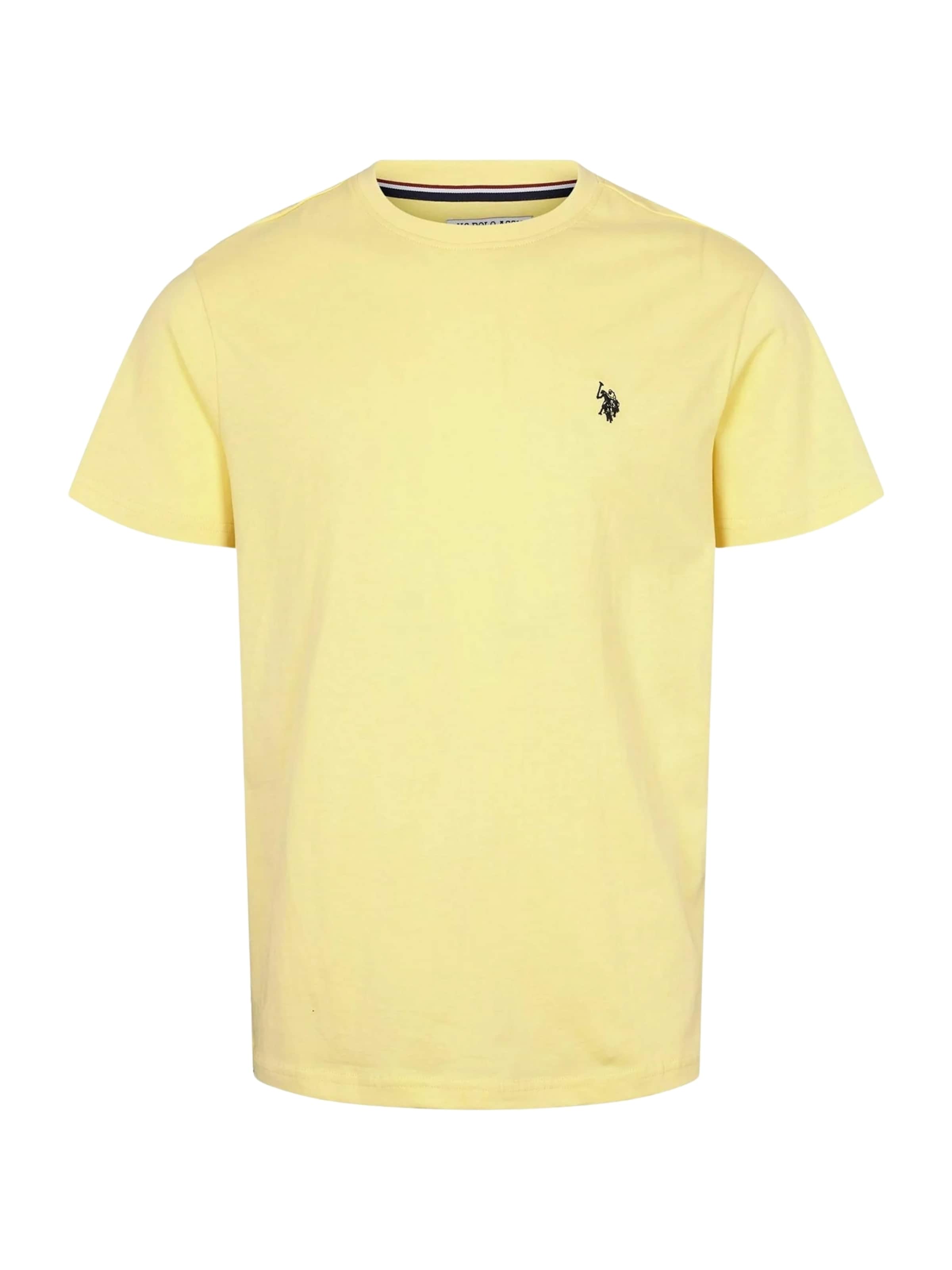 U.S. POLO ASSN. Overhemd 'Arjun' in Geel: voorkant