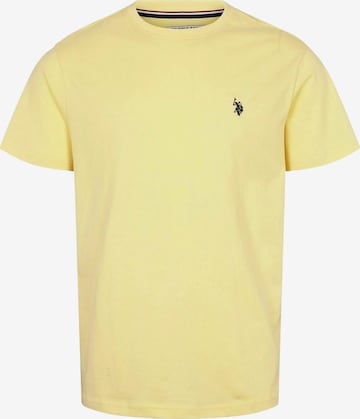 U.S. POLO ASSN. T-Shirt 'Arjun' in Gelb: Vorderseite