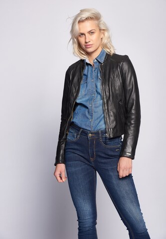 Veste mi-saison 'Smaragd' Maze en noir