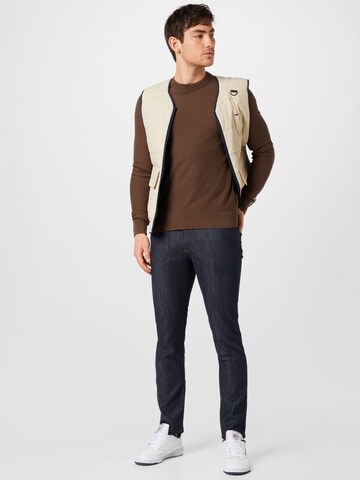 BOSS Pullover 'Katoural' in Braun