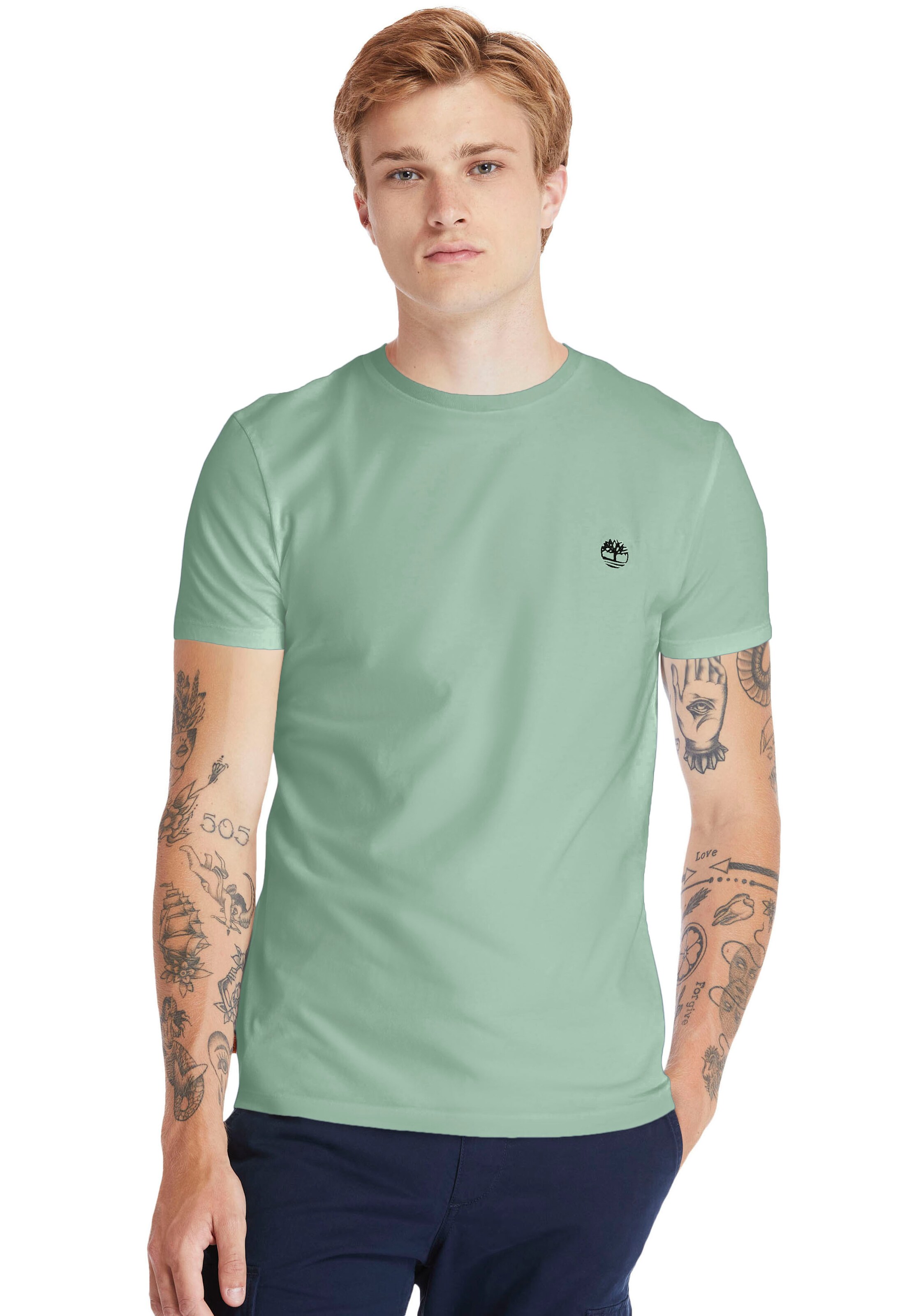 TIMBERLAND Shirt in Green: front