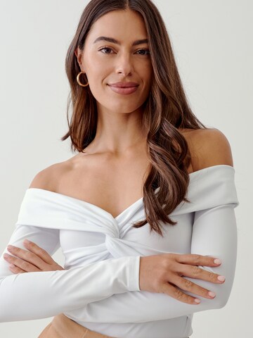 Tussah Kleid 'BRENDA' in Weiß