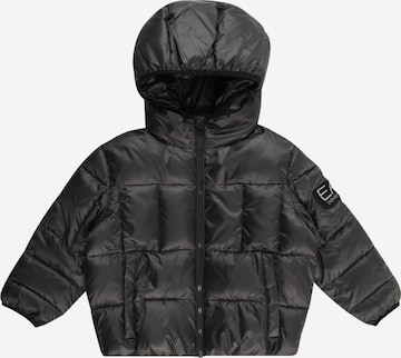 EA7 Emporio Armani Winter Jacket in Black: front