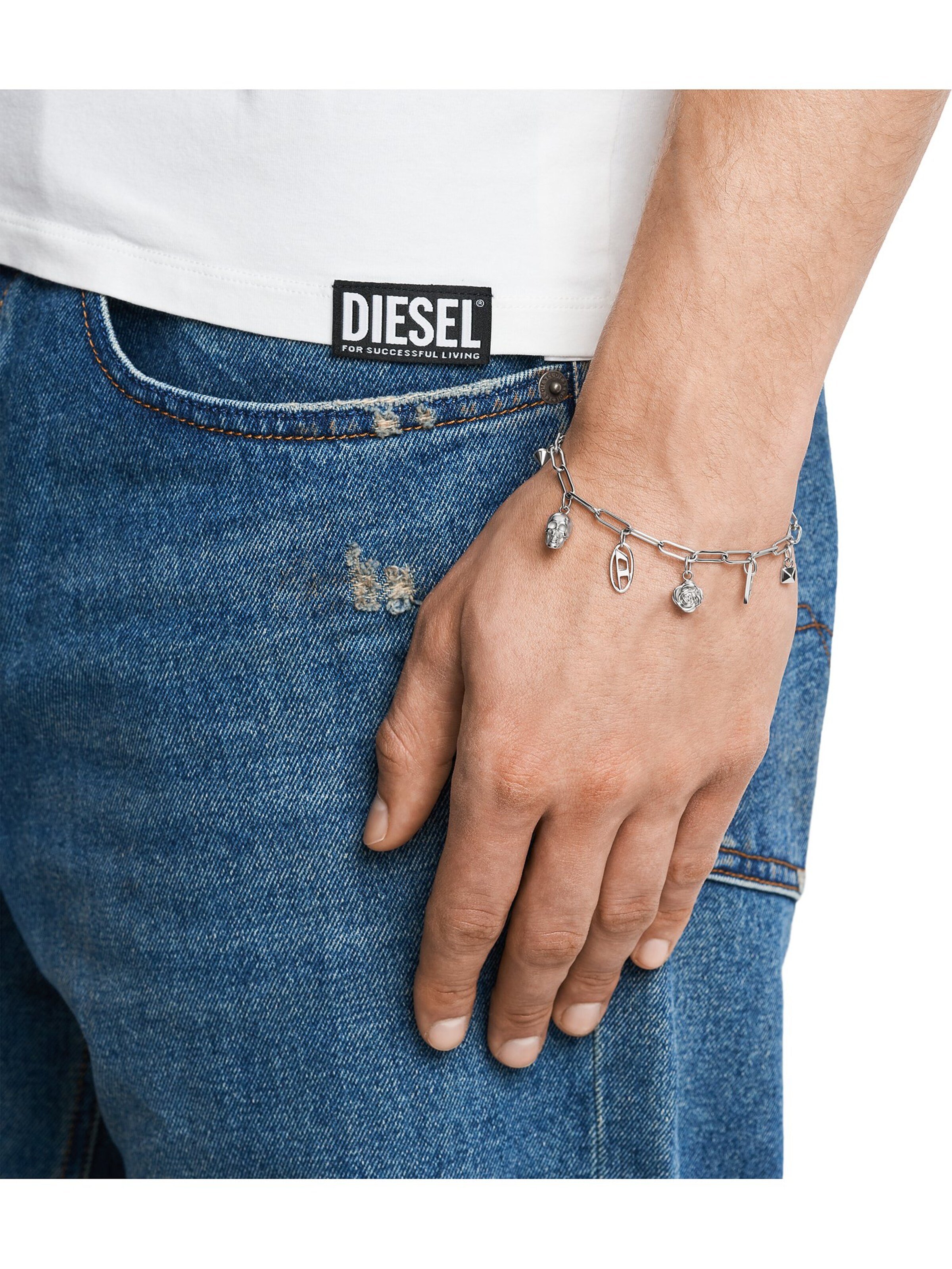 DIESEL Bracelet in Silver