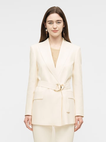 Blazer 'Abivanna' di HUGO in bianco: frontale