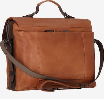 Harold's Ivy Aktentasche Leder 41 cm Laptopfach in Braun