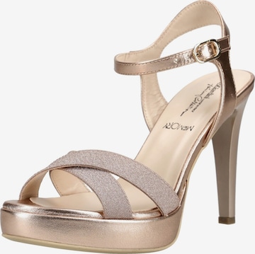 Nero Giardini Sandaal in Goud: voorkant