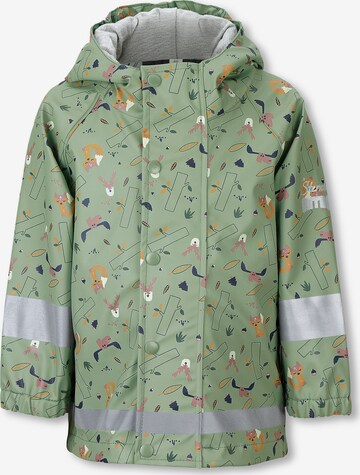 STERNTALER Performance Jacket 'Waldtiere' in Green