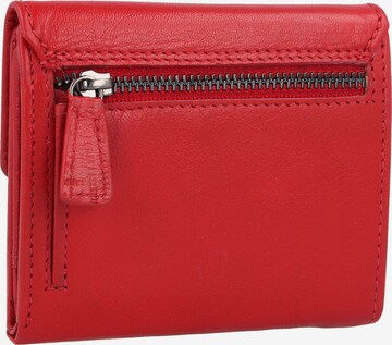 Braun Büffel Wallet in Red