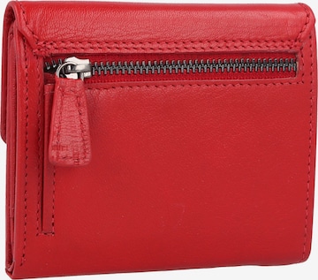 Braun Büffel Wallet in Red