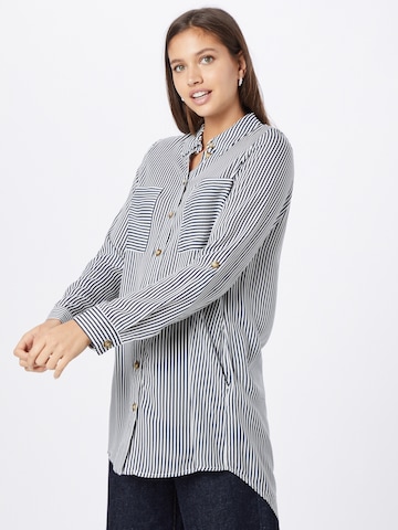 VERO MODA Blouse 'Bumpy' in Blue: front