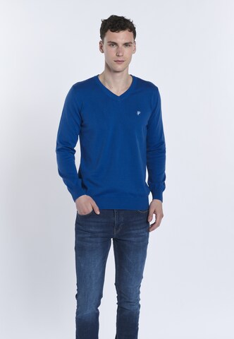 DENIM CULTURE Pullover 'TITO' in Blau