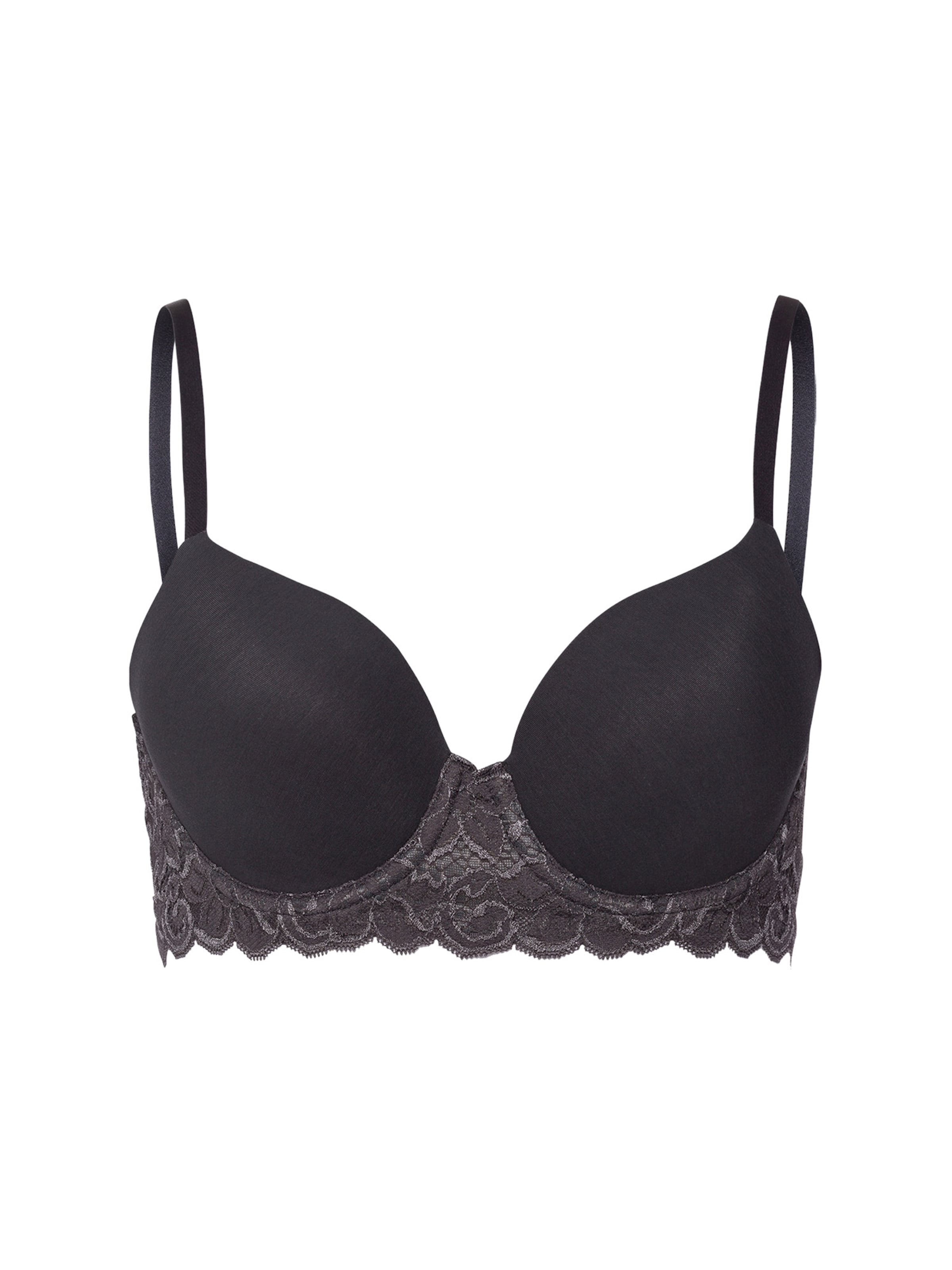 Soutien-gorge ' Moments ' Hanro en noir : devant