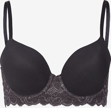 Hanro Bra ' Moments ' in Black: front