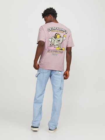 JACK & JONES T-Shirt 'Toast' in Pink