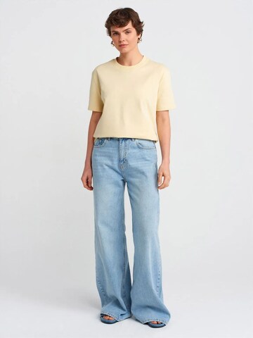 T-shirt Dilvin en jaune