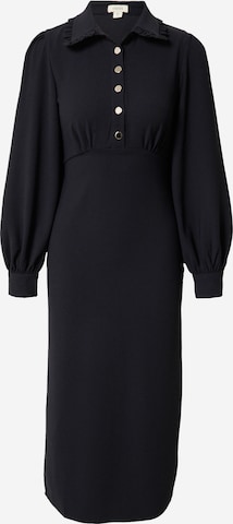 Robe-chemise Oasis en noir : devant