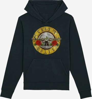 F4NT4STIC Sweatshirt 'Guns 'n' Roses Vintage Classic Logo Black' in Schwarz: predná strana