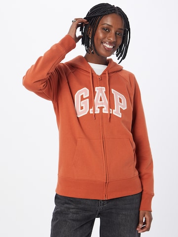 GAP Sweatjakke 'FASH' i oransje: forside