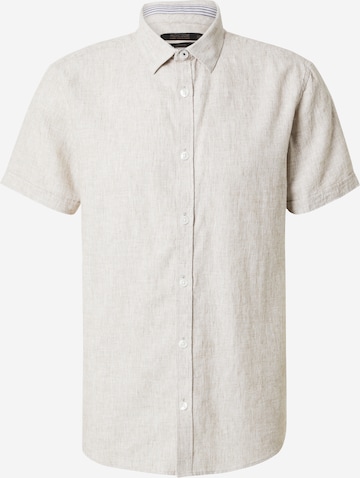 INDICODE JEANS Regular fit Overhemd 'Massimo' in Bruin: voorkant