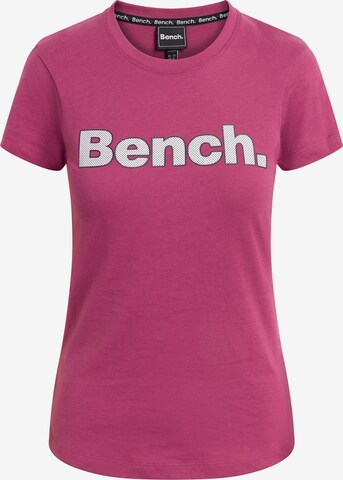 T-shirt 'Leora' BENCH en rose : devant