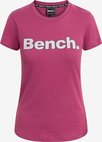 BENCH Μπλουζάκι 'LEORA' σε ροζ: μπροστά
