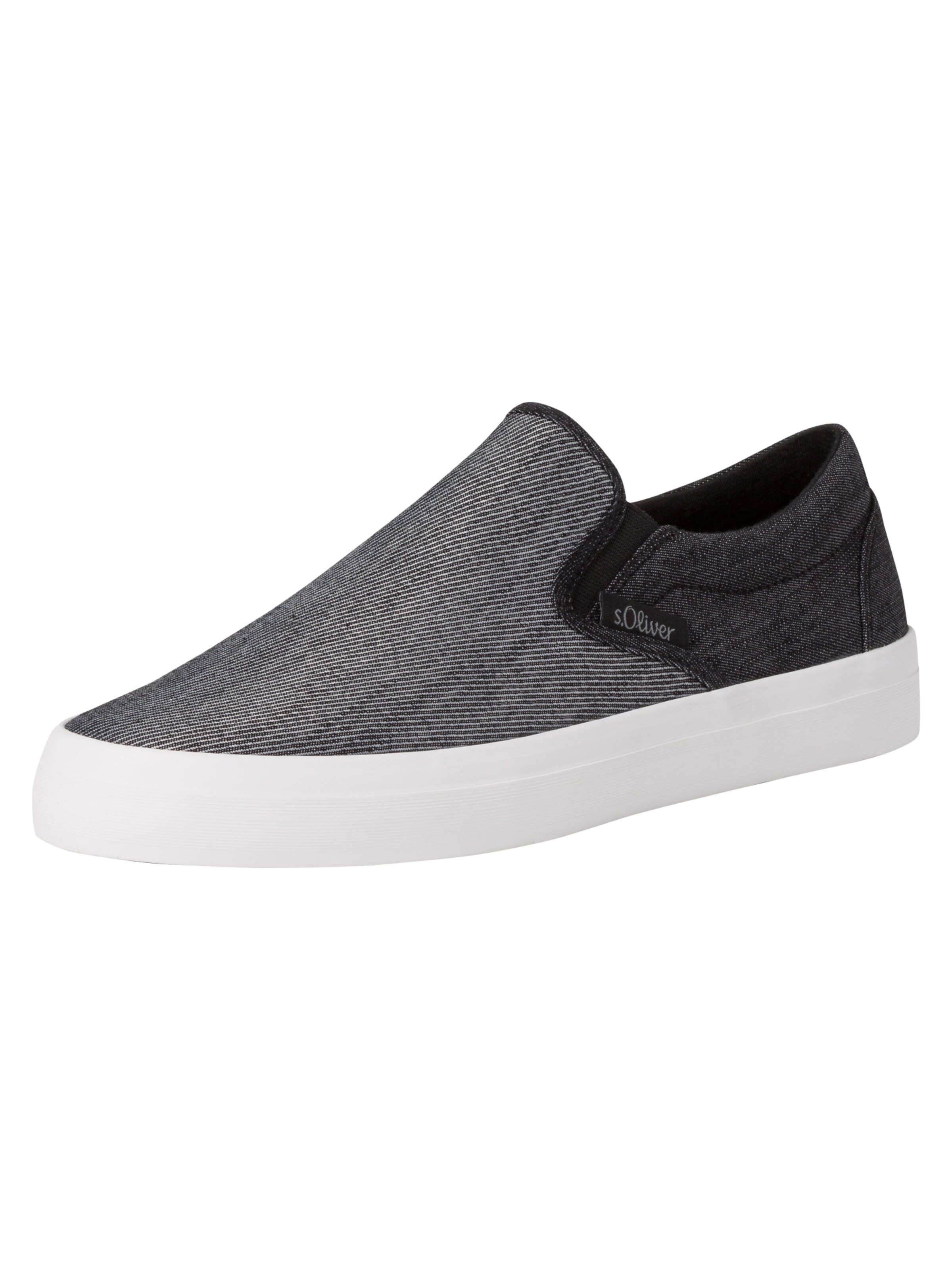 s.Oliver Slip On in Schwarz: Vorderseite