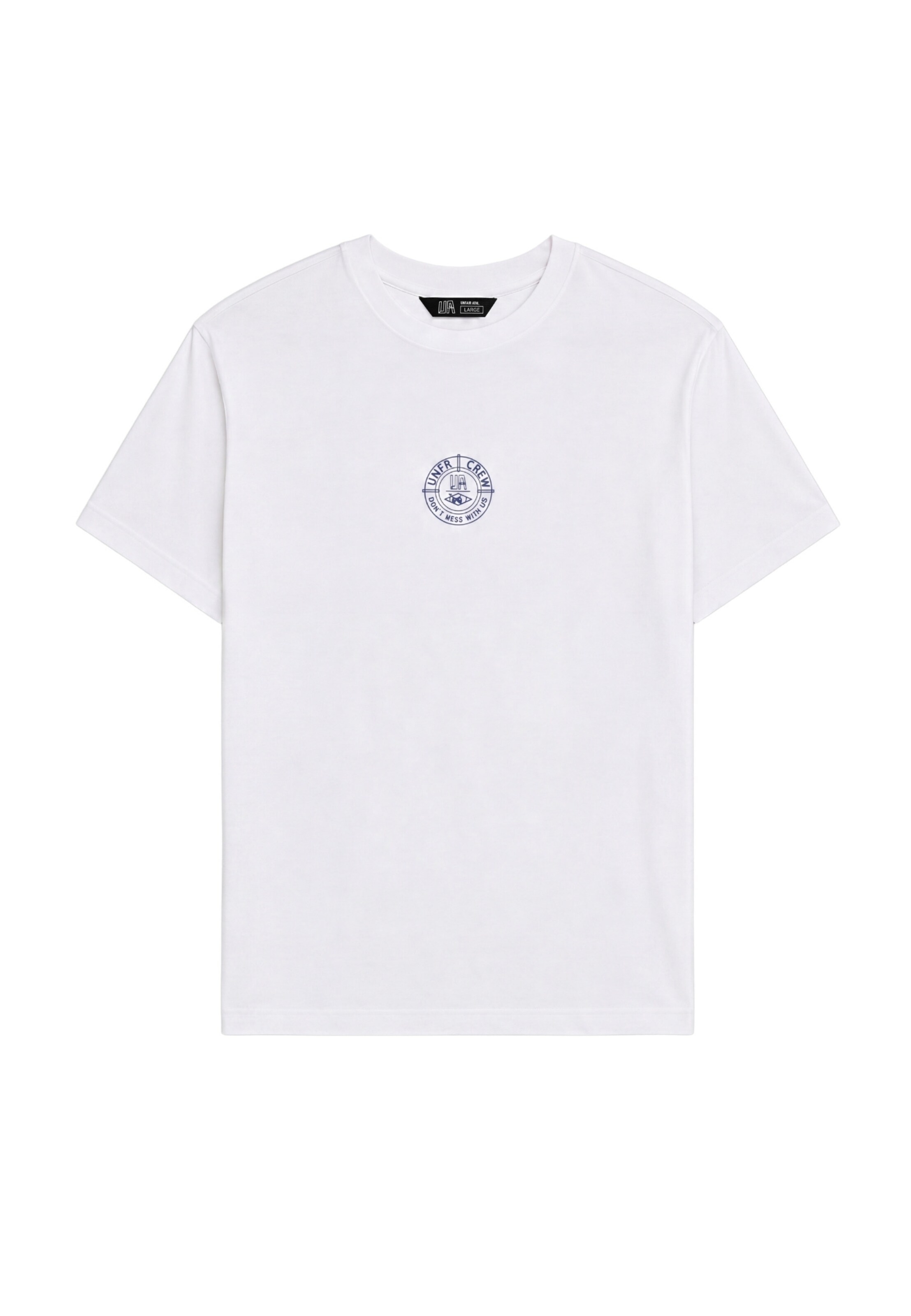 T-Shirt 'DMWU' Unfair Athletics en blanc : devant