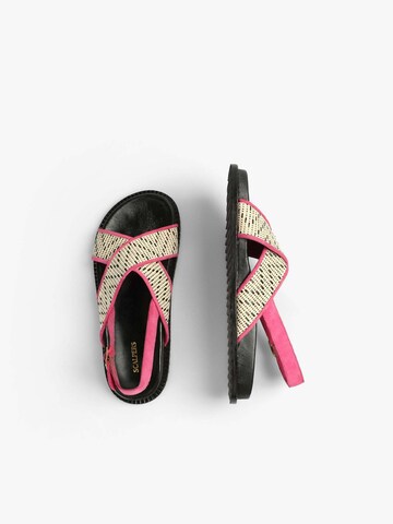 Scalpers Strap Sandals 'Bio Trim' in Pink