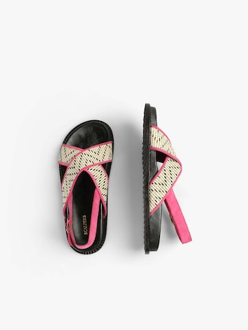 Scalpers Sandalen met riem 'Bio Trim' in Roze