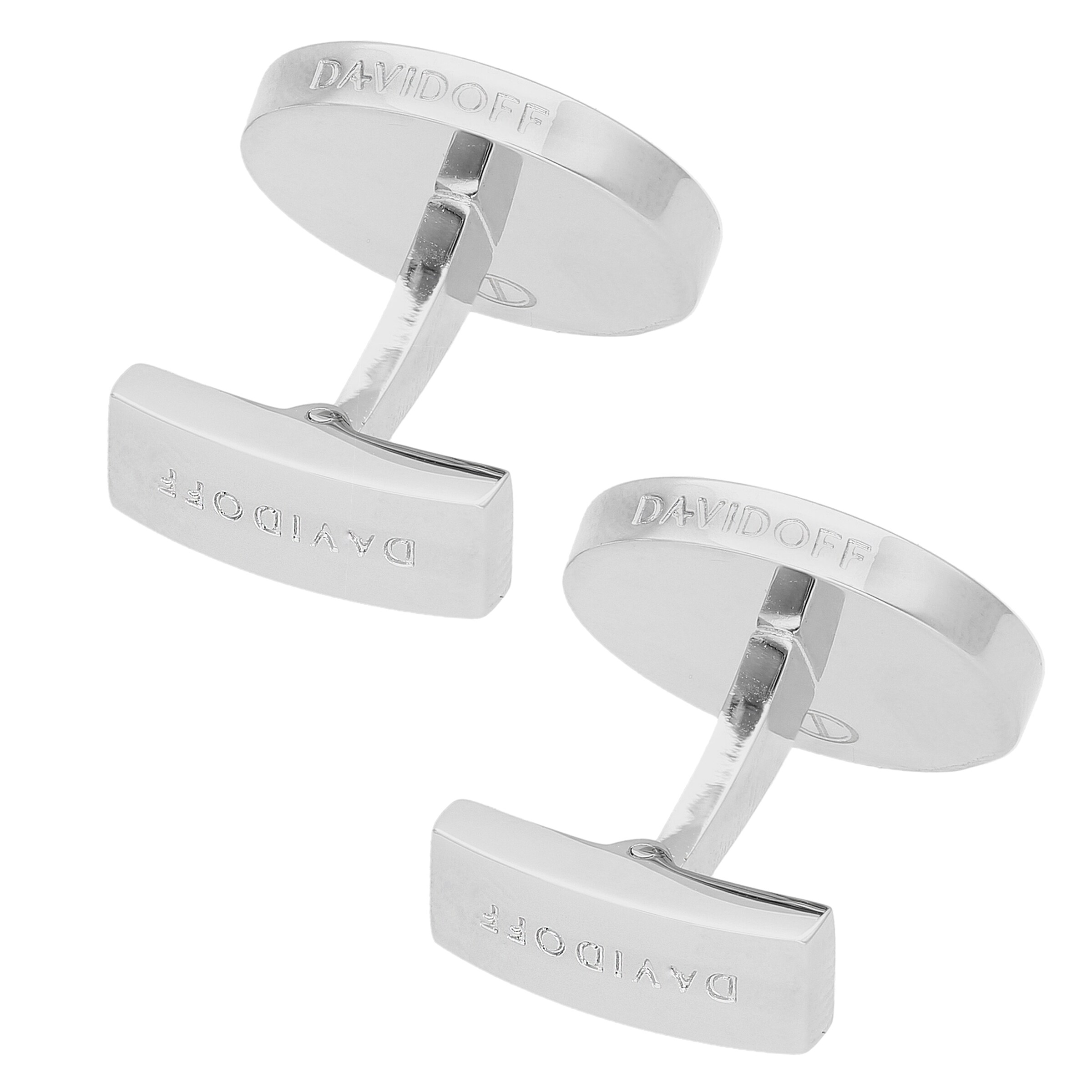 Davidoff Venice Manschettenknöpfe Messing 2 cm in Blau