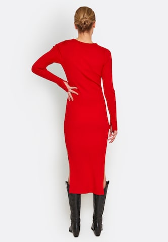 NORR - Vestido de malha em vermelho