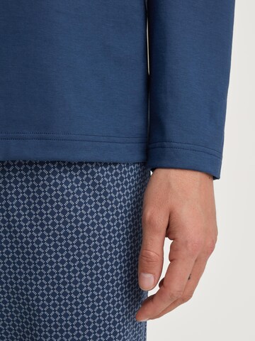 CALIDA Pyjama lang 'Cotton Special'‌‌ in Blau