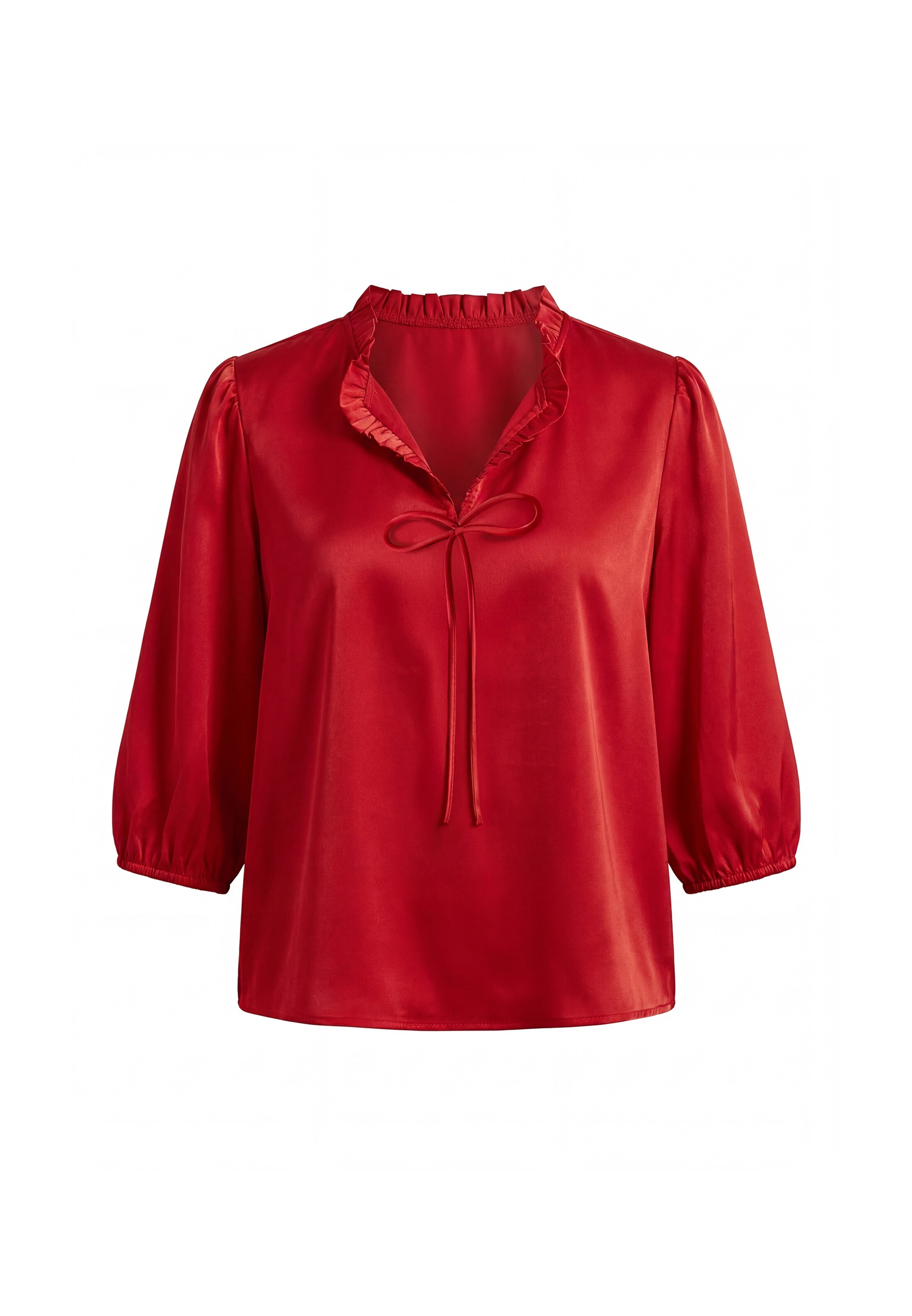 faina - Blusa en rojo: frente