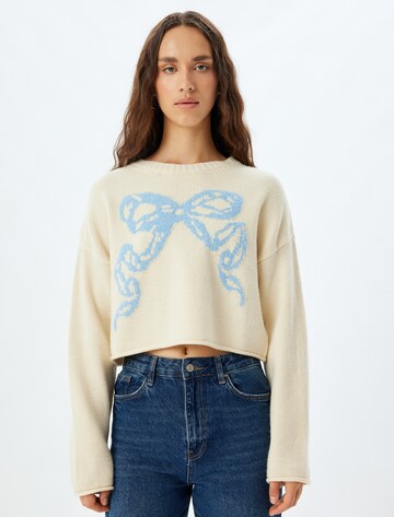 Koton Trui in Beige: voorkant
