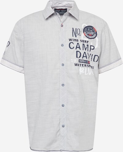 CAMP DAVID Button Up Shirt in Navy / Dusty blue / Coral / White, Item view
