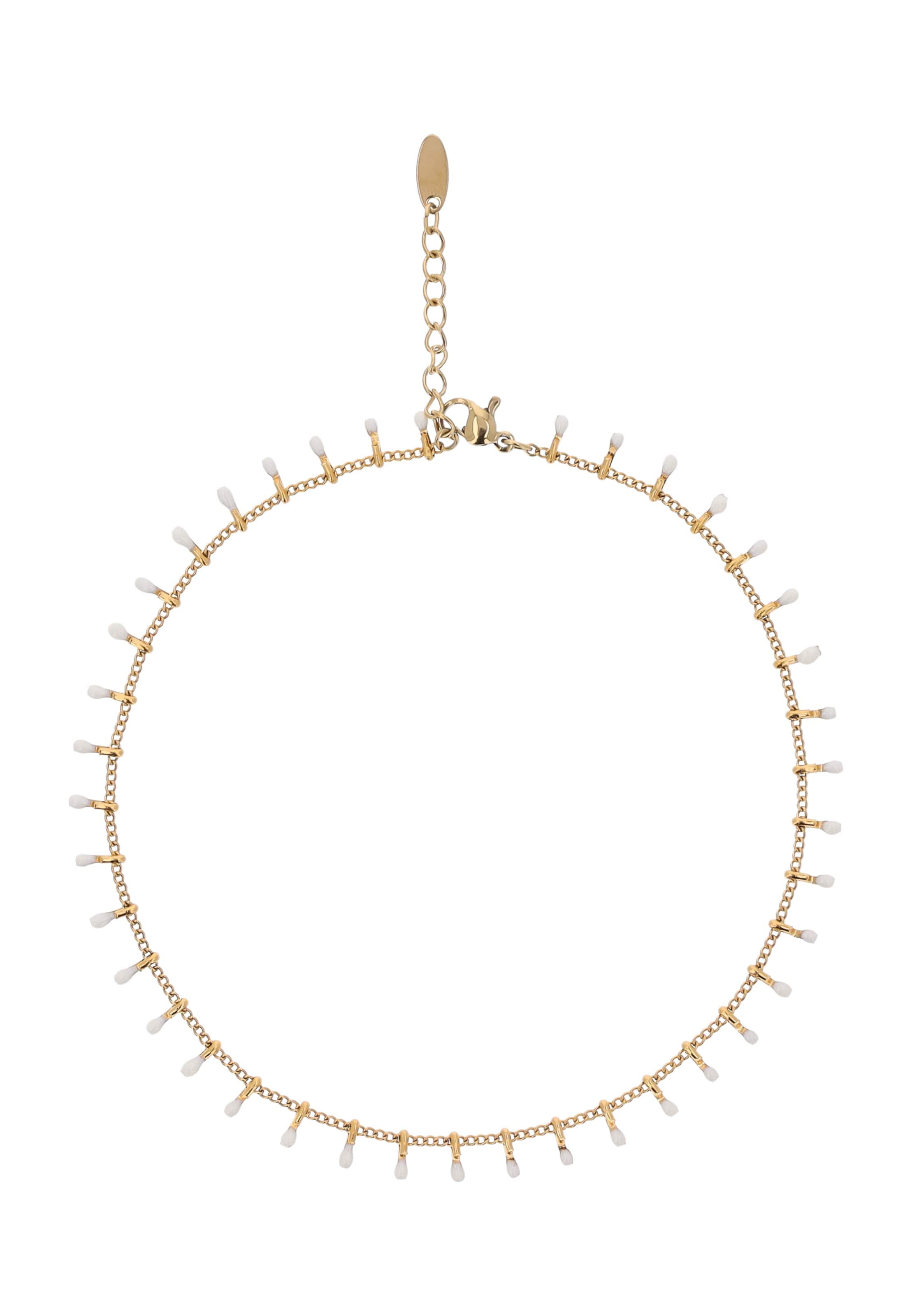 IZIA - Joyería para pies en oro: frente