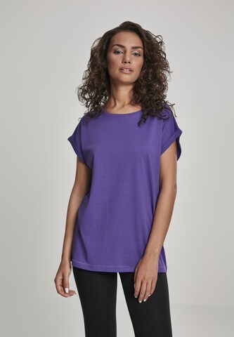 T-shirt Urban Classics en violet : devant