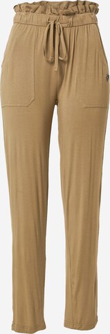 Alife and Kickin Loosefit Broek 'Anna' in Beige: voorkant