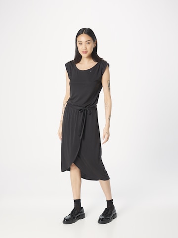 Ragwear فستان صيفي 'ETHANY' بلون أسود: الأمام