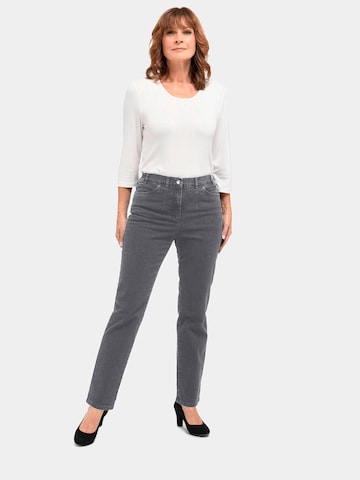 Goldner Regular Jeans 'Anna' in Grey
