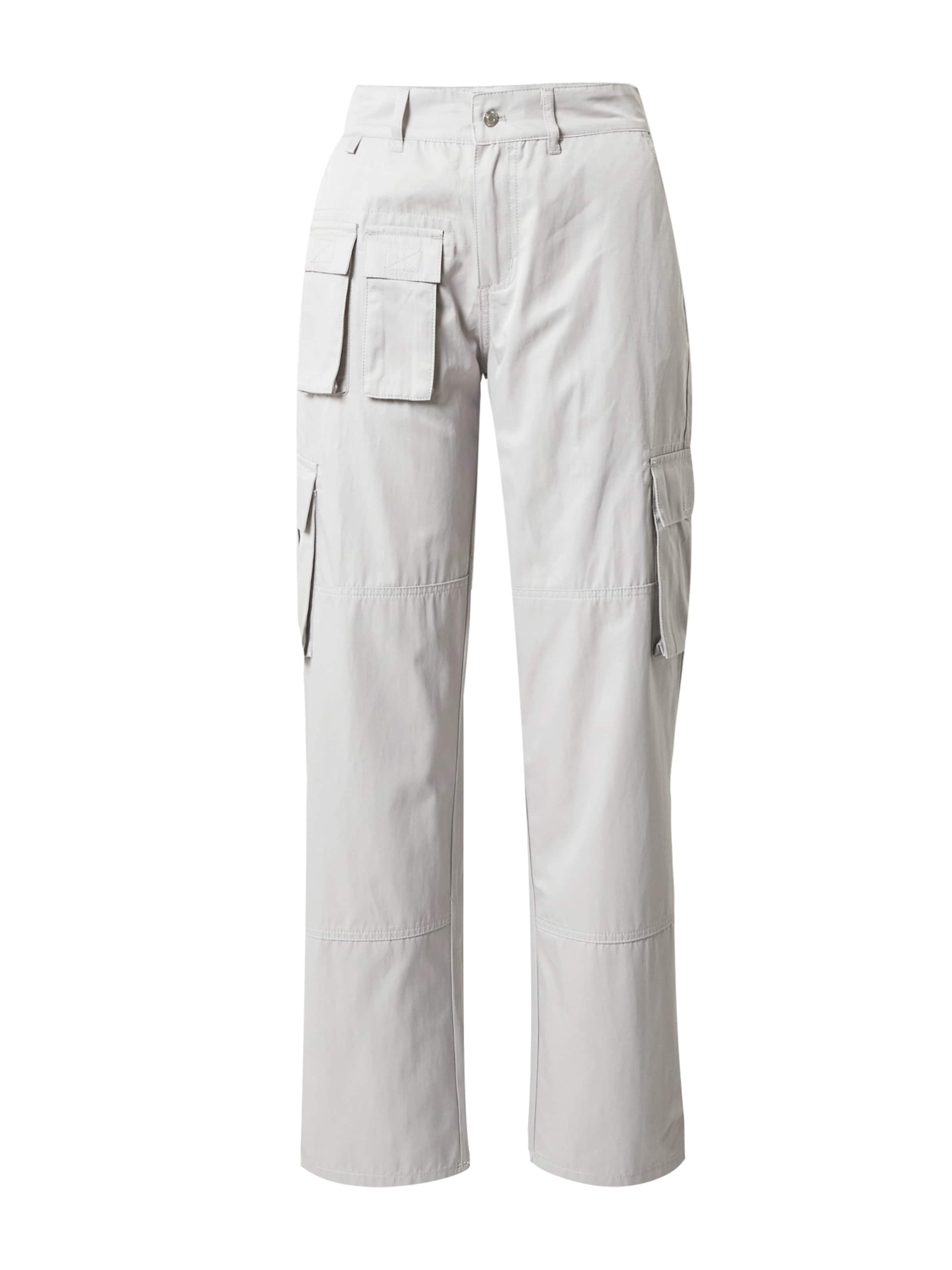 Loosefit Pantalon cargo 'EASY RIDER' House of Sunny en gris : devant