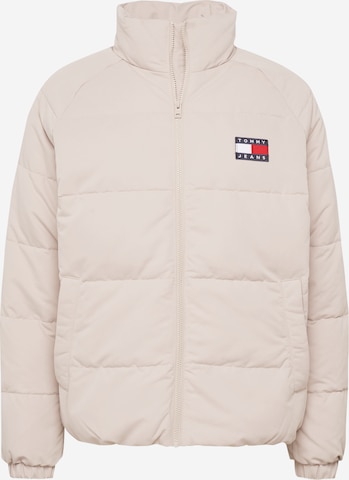 Tommy Jeans Winter jacket in Beige: front