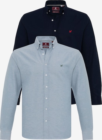 Chemise Williot en bleu : devant