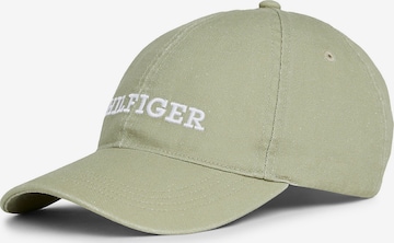 Casquette TOMMY HILFIGER en vert : devant