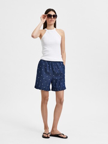 SELECTED FEMME - regular Pantalón 'ELGA' en azul