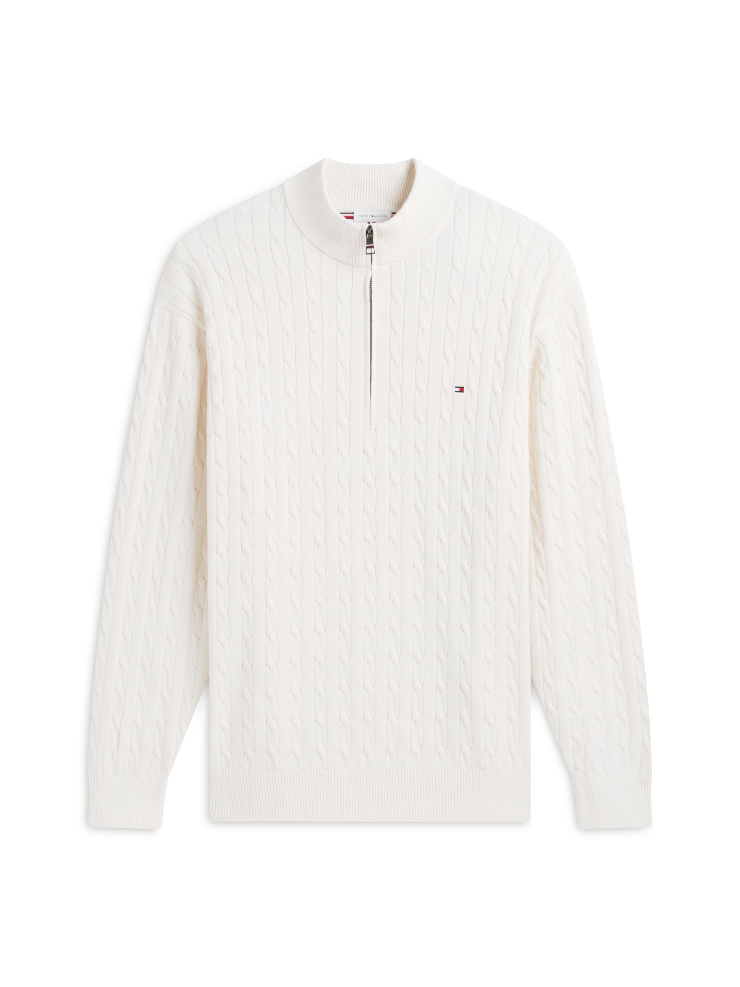 Tommy Hilfiger Big & Tall Свитер 'CLASSIC' в Бежевый: спереди