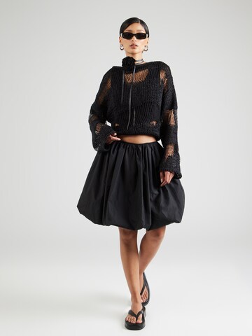 WEEKDAY Rok 'Olivia' in Zwart