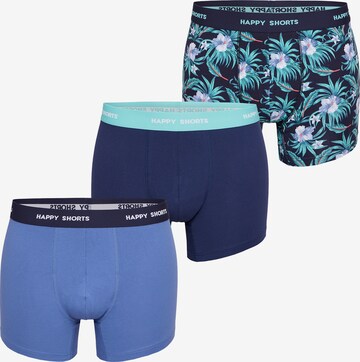 Boxers ' Motive ' Happy Shorts en bleu : devant